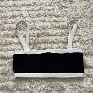 Edikted Sutton Contrast Ribbed Bra Top